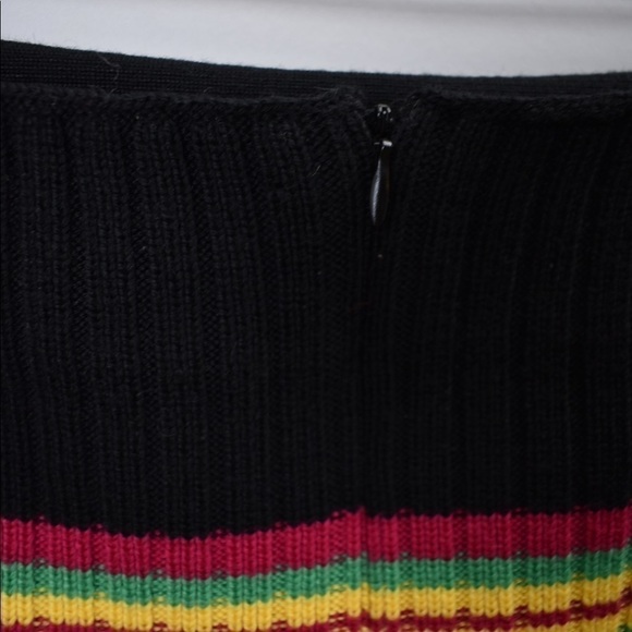 MARCO DE VINCENZO Knit Ribbed Stripe Skirt - Picture 10 of 13